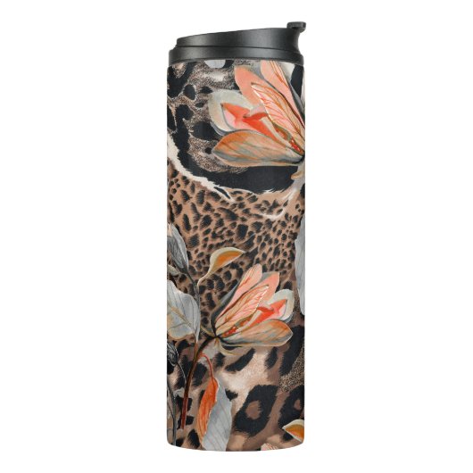 Wildafrikanisches Hautmuster Thermosbecher (Nach links gedreht)