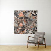 Wildafrikanisches Hautmuster Wandteppich (Beispiel)