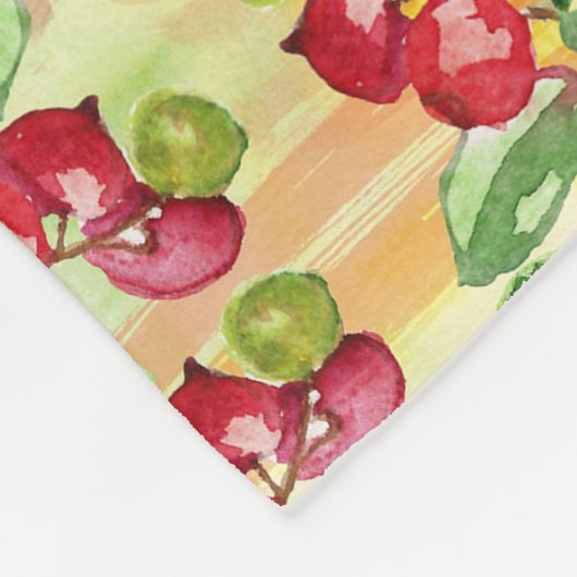 Wildbeere Fleecedecke (Ecke)