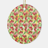 Wildbeere Keramik Ornament (Links)