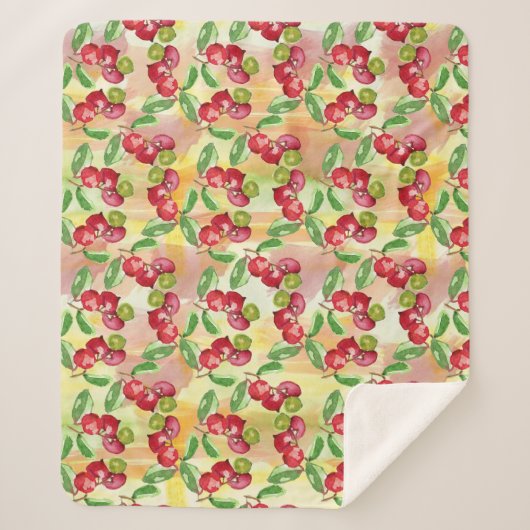 Wildbeere Sherpadecke (Vorderseite)