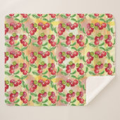 Wildbeere Sherpadecke (Vorderseite (Horizontal))