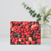 Wildbeeren-Postkarte Postkarte (Stehend Vorderseite)