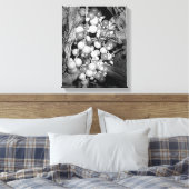 Wildbeeren schwarz und weiß leinwanddruck (Insitu (Schlafzimmer))
