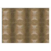 Wildbeige-Alligator-Krokodil Tischdecke (Vorderseite (Horizontal))