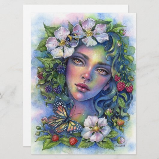 Wildberge Bloom Fairy Elf Fantasy Garteni (Vorne/Hinten)