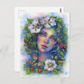 Wildberry Bloom Postkarte (Vorne/Hinten)