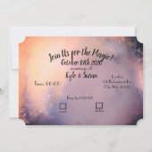 Wildberry Unicorns Einladung (Rückseite)