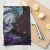Wildberry Unicorns Geschirrtuch (Viertel Falte)