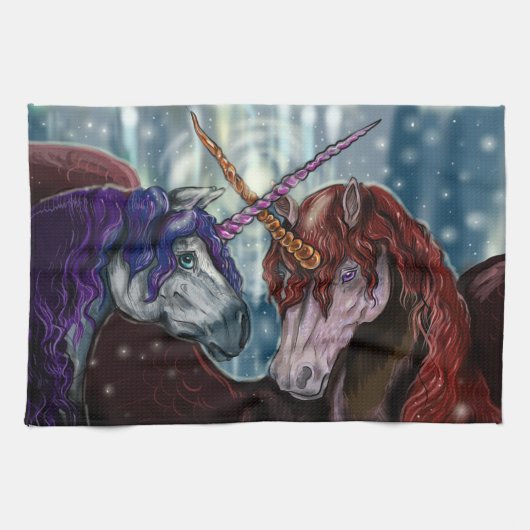 Wildberry Unicorns Geschirrtuch (Horizontal)