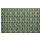Wildblauer Lupine Blume Naturmuster Stoff (Fat Quarter (45,7 x 55,9 cm))