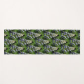 Wildblauer Lupine Blume Naturmuster Yogamatte (Vorderseite (Horizontal))