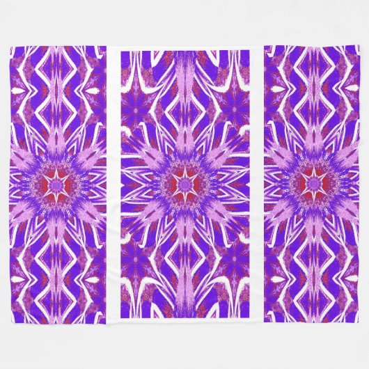 Wildblume 11 fleecedecke (Vorderseite (Horizontal))