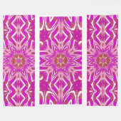 Wildblume 12 fleecedecke (Vorderseite (Horizontal))