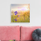 Wildblume 12 Zoll x 12 Zoll, 1,5 Zoll, Single Leinwanddruck (Insitu (Wohnzimmer))