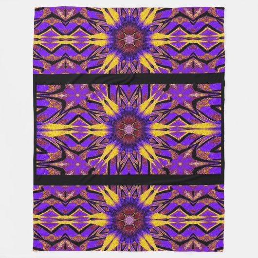 WILDBLUME 1 FLEECEDECKE (Vorderseite)