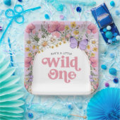 Wildblume 1 Geburtstag Pappteller (Party)