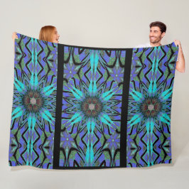 WILDBLUME 2 FLEECEDECKE