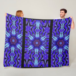 WILDBLUME 3 FLEECEDECKE