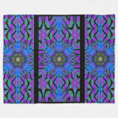 WILDBLUME 4 FLEECEDECKE (Vorderseite (Horizontal))