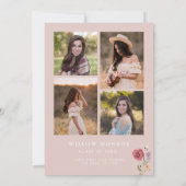 Wildblume Abschluss Ankündigung Girl 5 Fotos (Rückseite)