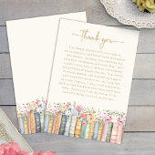Wildblume Abschluss Danke Karte