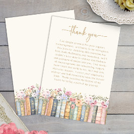 Wildblume Abschluss Danke Karte