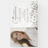 Wildblume Abschluss Foto Banner (Vertikal)