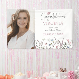 Wildblume Abschluss Foto Banner