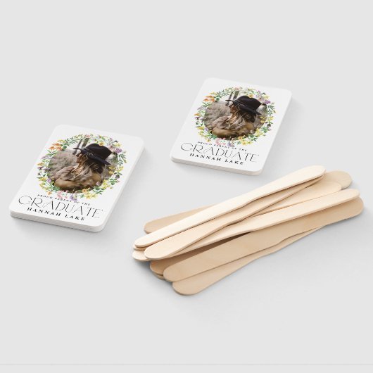 Wildblume Abschluss Foto Fächer (Non-assembled)