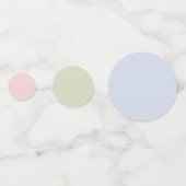 Wildblume Abschluss Table Confetti Floral Boho Konfetti (Rückseiten)