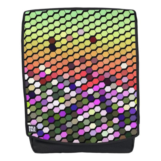 WILDBLUME ABSTRAKT RUCKSACK (Vorderseite)