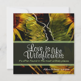 Wildblume Abstrakt Sonnenblumen Einladung