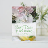Wildblume Abstrakte Einladung (Stehend Vorderseite)