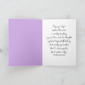 Wildblume am Morgen Karte (Innenseite)