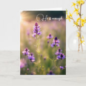 Wildblume am Morgen Karte (Gelbe Blume)