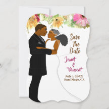 Wildblume American Wedding Rett-The-date
