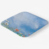 Wildblume an der Sommergrenze Pappteller (Gewinkelt)