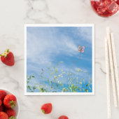 Wildblume an der Sommergrenze Serviette (Beispiel)