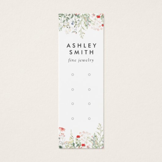 Wildblume-Anzeige-Karte mit mehreren Ohren (Vorderseite)