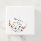 Wildblume Aquarell Blumendusche Danke Geschenkanhänger (Beispiel)