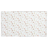 Wildblume Aquarell botanisches Design King size Kissenbezug (Vorderseite)