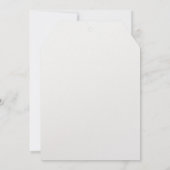 Wildblume Aquarellblumen Zeichen vorbehalten Einladung (Rückseite)