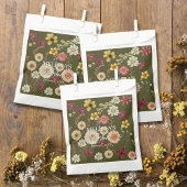 Wildblume Aquarellfarbe rustikale boho Wildblume Geschenktütchen