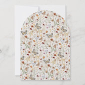 Wildblume Arch Abschluss Einladung (Rückseite)