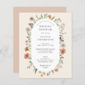 Wildblume Arch Brautparty (Vorne/Hinten)