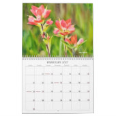 Wildblume Art Blumenkalender Kalender (Feb 2027)