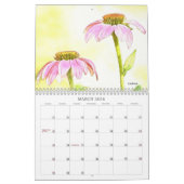 Wildblume Art Blumenkalender Kalender (Mär 2026)