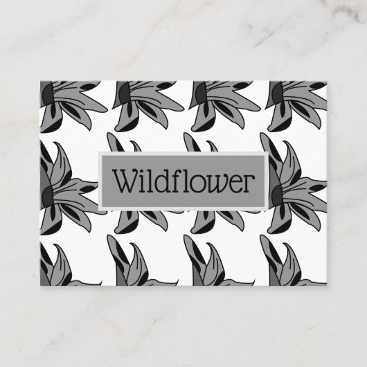 Wildblume Art Visitenkarte (Vorderseite)