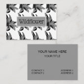 Wildblume Art Visitenkarte (Vorne/Hinten)